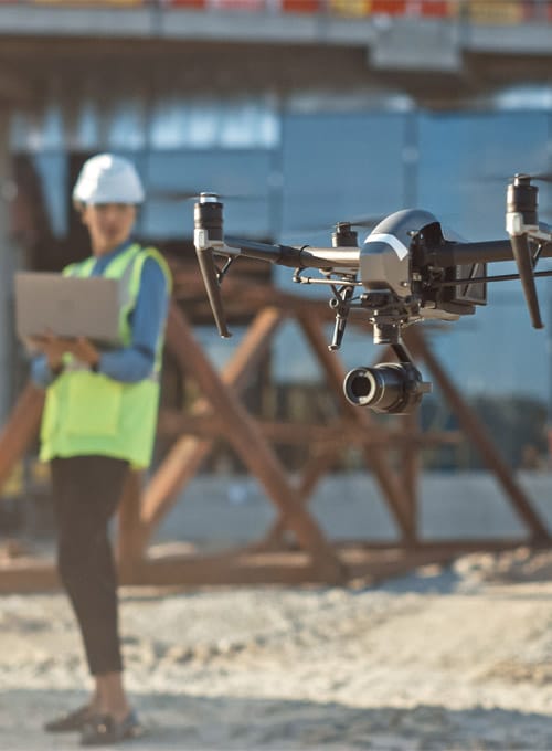 acompanhamento de obras com drones