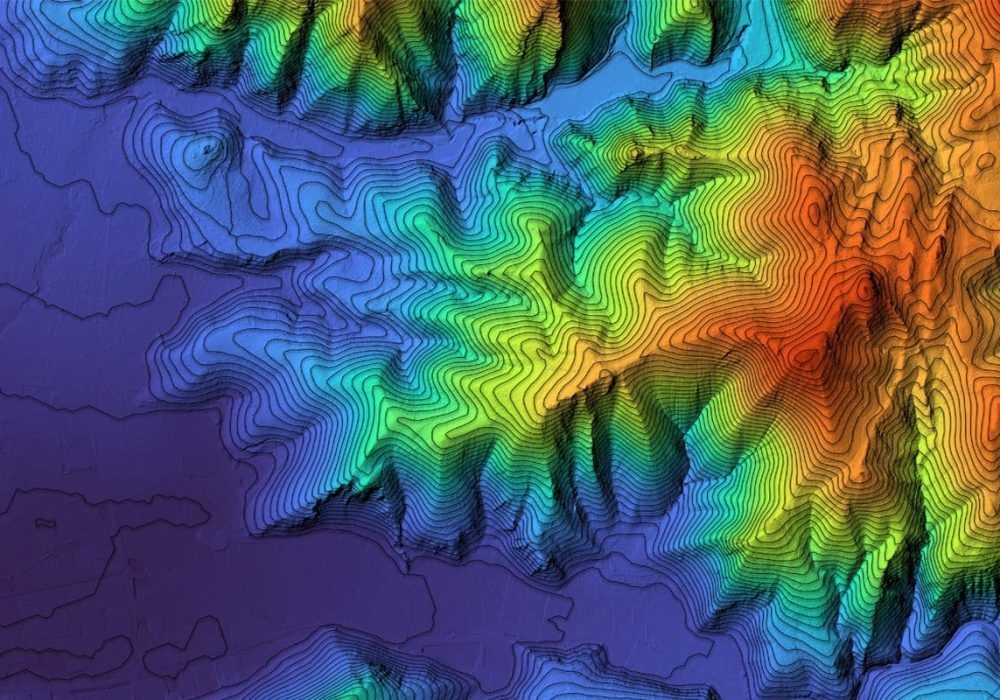 Mapa de Curvas de Níveis